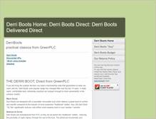 Tablet Screenshot of derribootsdirect.com